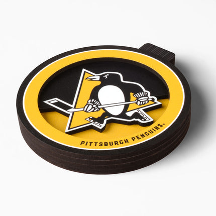 Pittsburgh Penguins 3D Logo Series Ornament