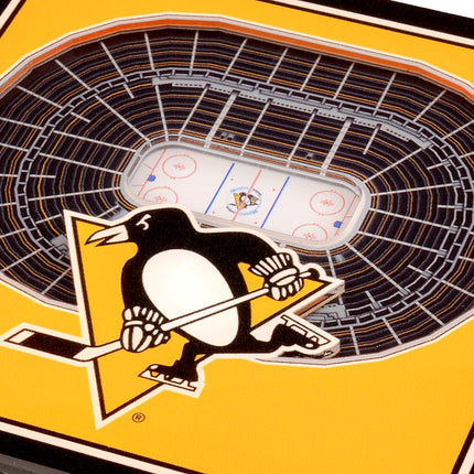Pittsburgh Penguins 3D Stadium View Coasters
