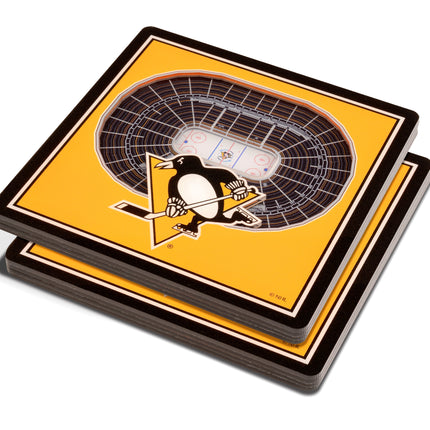 Pittsburgh Penguins 3D Stadium View Coasters