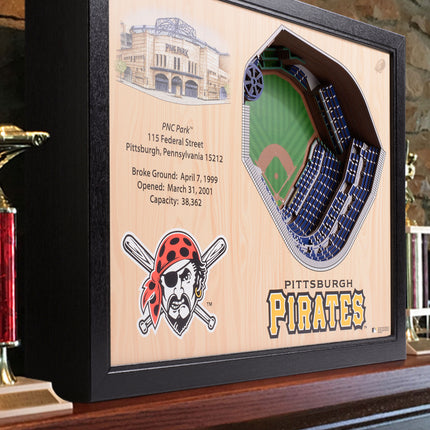 Pittsburgh Pirates 25 Layer Stadium Art