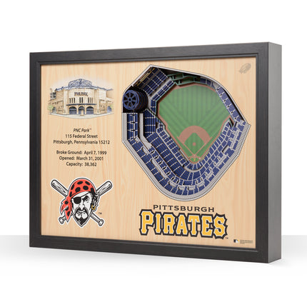 Pittsburgh Pirates 25 Layer Stadium Art