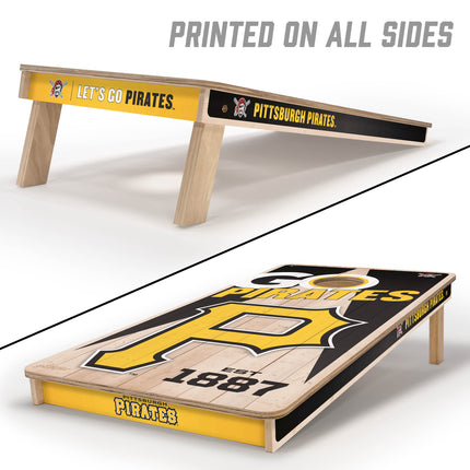 Pittsburgh Pirates Cornhole Boards 2x4