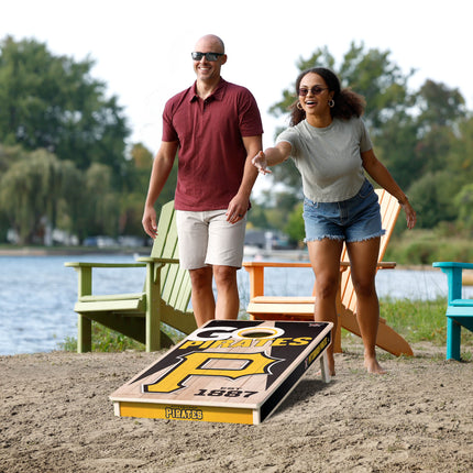 Pittsburgh Pirates Cornhole Boards 2x4