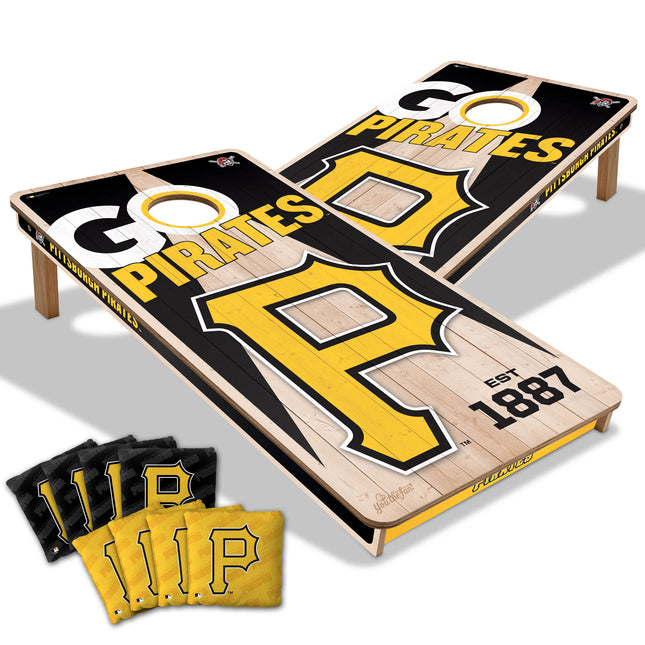 Pittsburgh Pirates Cornhole Boards 2x4