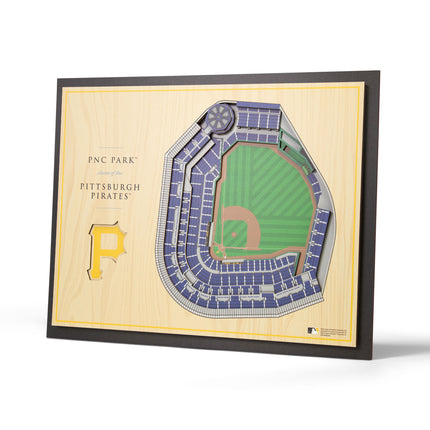 Pittsburgh Pirates 5-Layer 3D StadiumView Wall Art