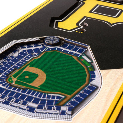 Pittsburgh Pirates 3D Stadium 6x19 Banners