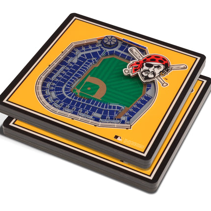 Pittsburgh Pirates 3D Stadium View Coasters