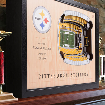 Pittsburgh Steelers 25 Layer Stadium Art