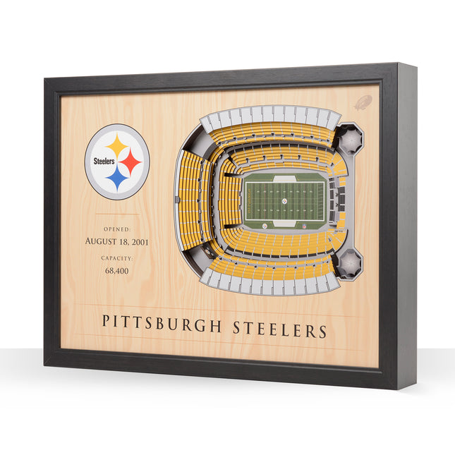 Pittsburgh Steelers 25 Layer Stadium Art