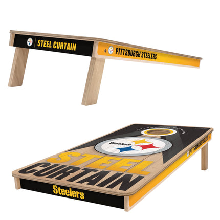 Pittsburgh Steelers Cornhole Boards 2x4 Slogan Series