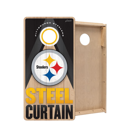 Pittsburgh Steelers Cornhole Boards 2x4 Slogan Series