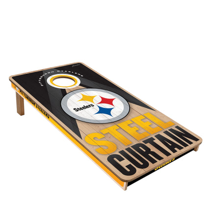 Pittsburgh Steelers Cornhole Boards 2x4 Slogan Series