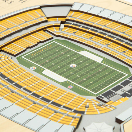 Pittsburgh Steelers 5-Layer 3D StadiumView Wall Art