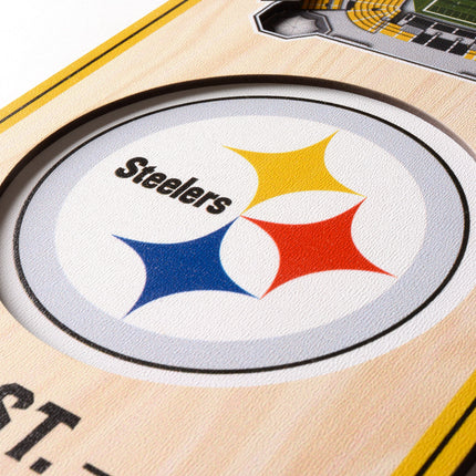 Pittsburgh Steelers 3D Stadium 6x19 Banners