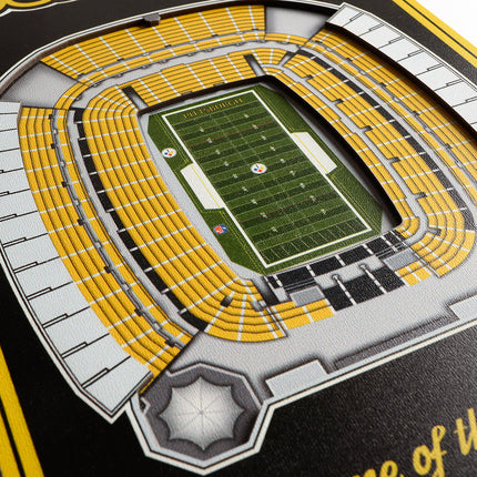 Pittsburgh Steelers 8x32 3D Stadium Banner