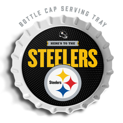 Pittsburgh Steelers Bottle Cap Serving Tray