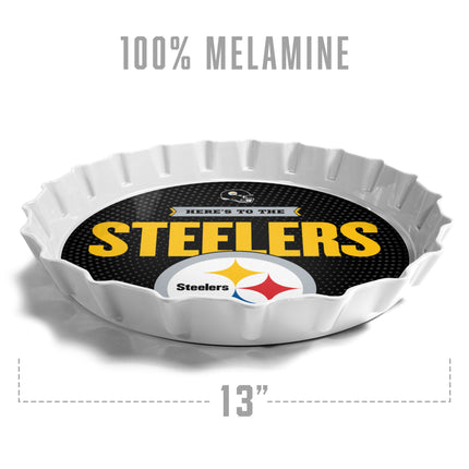 Pittsburgh Steelers Bottle Cap Serving Tray