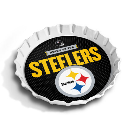 Pittsburgh Steelers Bottle Cap Serving Tray