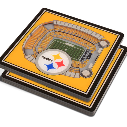 Pittsburgh Steelers 3D Stadium View Coasters