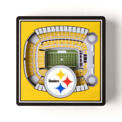 Pittsburgh Steelers 3D StadiumView Magnets