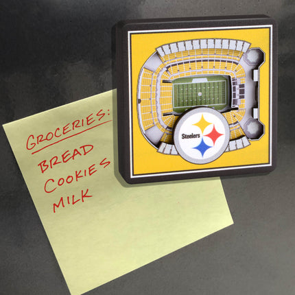 Pittsburgh Steelers 3D StadiumView Magnets