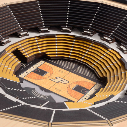Purdue  Boilermakers 25-Layer StadiumViews 3D Wall Art