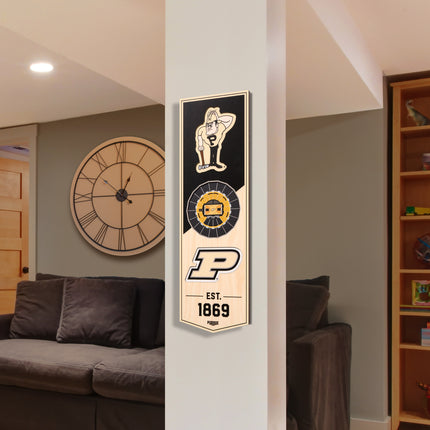 Purdue Boilermakers 3D Stadium 6x19 Banners