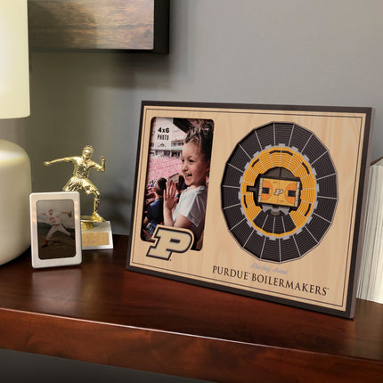 Purdue Boilermakers 3D StadiumView Picture Frame