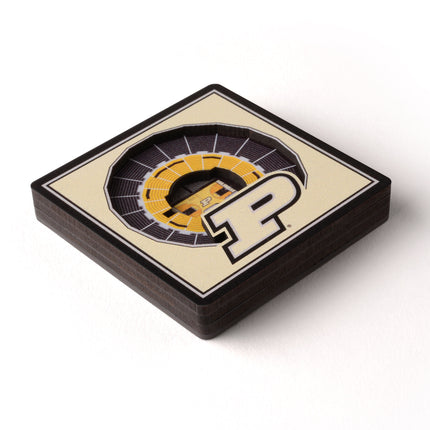 Purdue Boilermakers 3D StadiumView Magnets