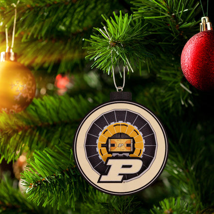 Purdue Boilermakers 3D StadiumView Ornaments