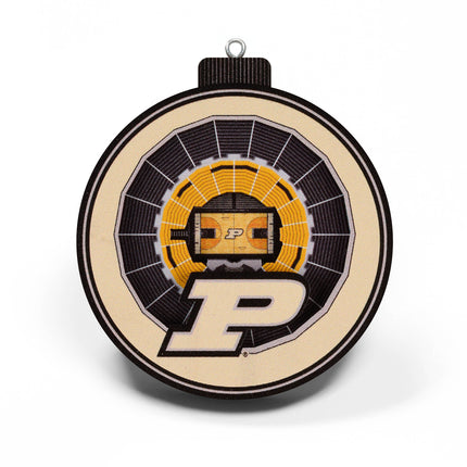 Purdue Boilermakers 3D StadiumView Ornaments