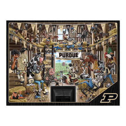 Purdue Boilermakers Barnyard Fans Puzzle - 500 PC