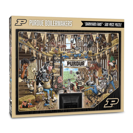 Purdue Boilermakers Barnyard Fans Puzzle - 500 PC