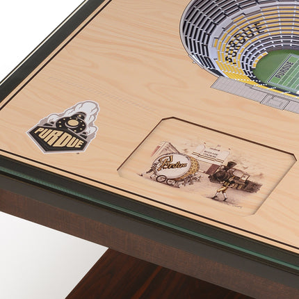 Purdue Boilermakers 25-Layer StadiumView End Table