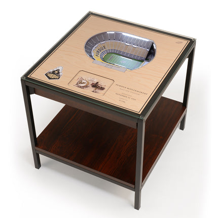 Purdue Boilermakers 25-Layer StadiumView End Table