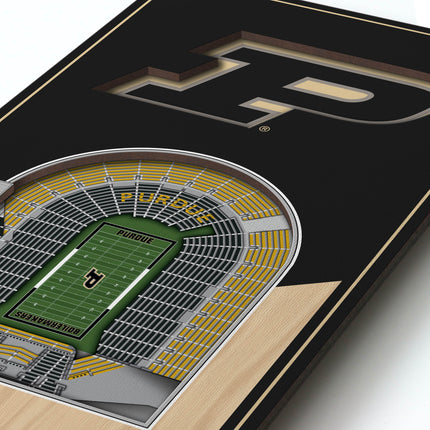 Purdue Boilermakers 3D Stadium 6x19 Banners