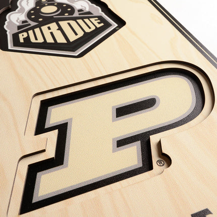 Purdue Boillermakers 8x32 3D Stadium Banner