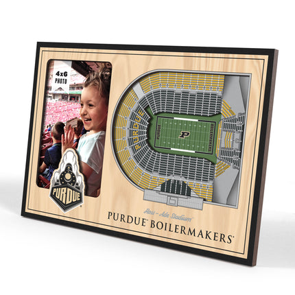 Purdue Boilermmakers 3D StadiumView Picture Frame
