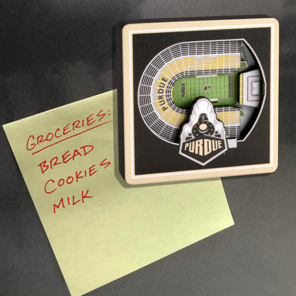 Purdue Boilermakers 3D StadiumView Magnets