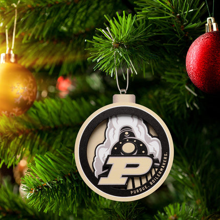Purdue Boilermakers 3D Logo Series Ornament
