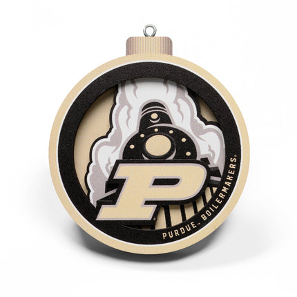 Purdue Boilermakers 3D Logo Series Ornament