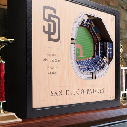 San Diego Padres 25 Layer Stadium Art
