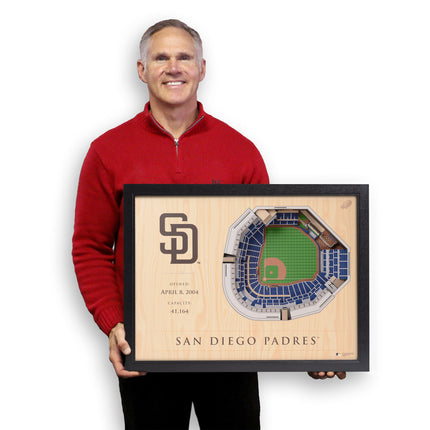 San Diego Padres 25 Layer Stadium Art
