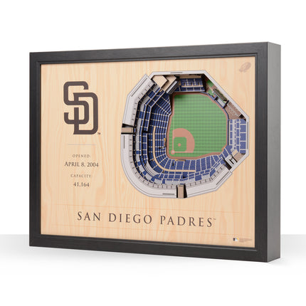 San Diego Padres 25 Layer Stadium Art