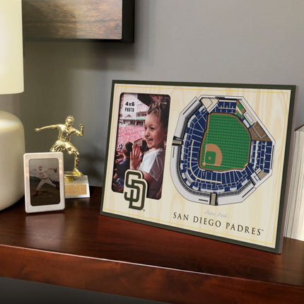 San Diego Padres 3D StadiumView Picture Frame