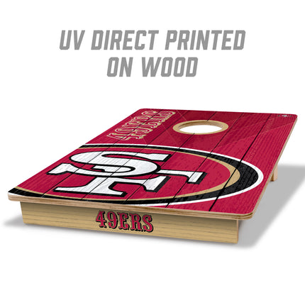 San Francisco 49ers 2x3 Cornhole Boards