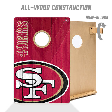 San Francisco 49ers 2x3 Cornhole Boards