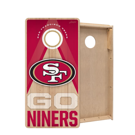 San Fransisco 49ers Cornhole Boards 2x4 Slogan Series