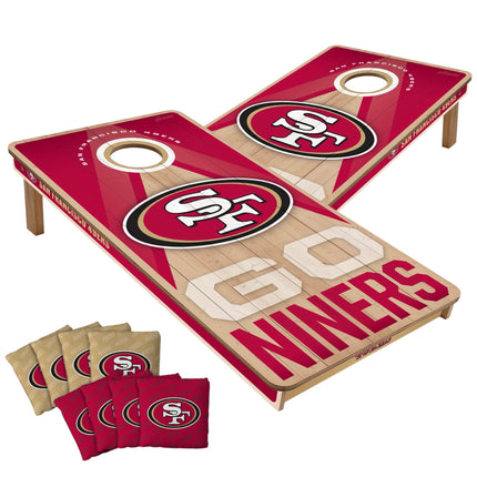 San Fransisco 49ers Cornhole Boards 2x4 Slogan Series