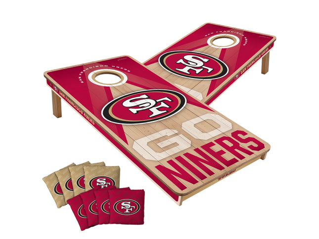 San Fransisco 49ers Cornhole Boards 2x4 Slogan Series